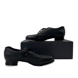 Bloch Tap Shoes Women's Size 7M Black Leather Shockwave #2AT